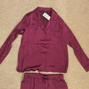 Matching Satin PJ set